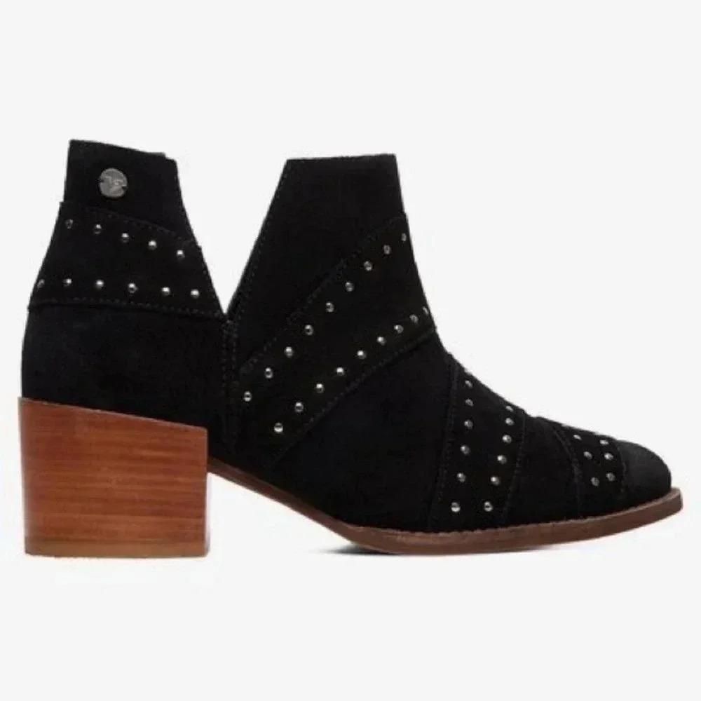Roxy Lexie Ankle Suede Studded Boots